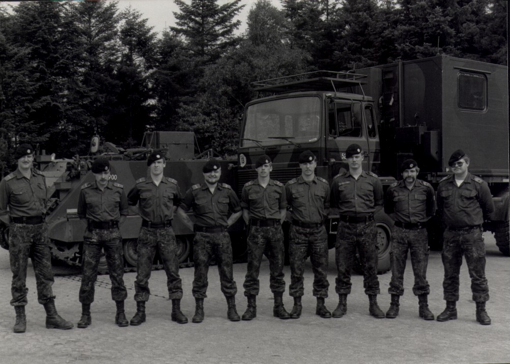 Stabseskadronen anno september 1988